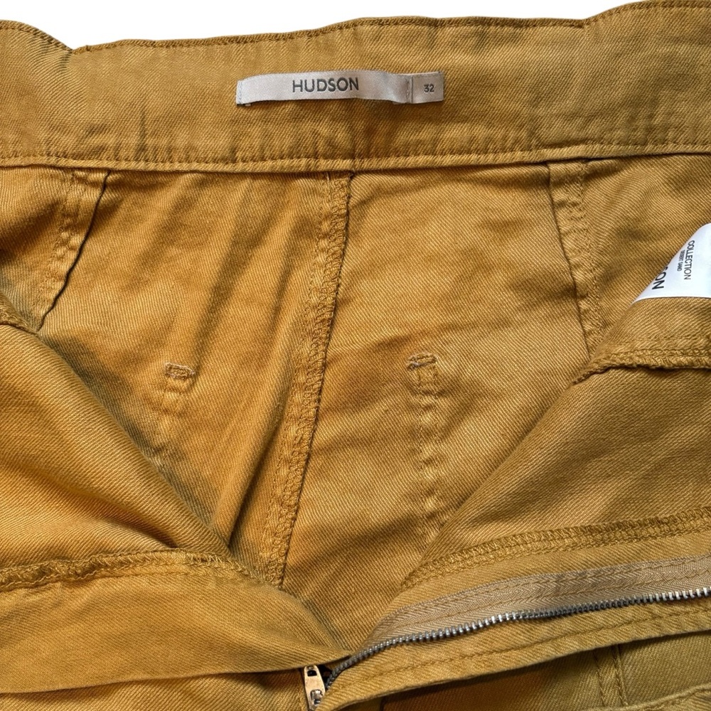 HUDSON (Anthropologie) Tie Waist Wide Leg Trouser in Desert Sand, Sz 32 - Picture 10 of 14